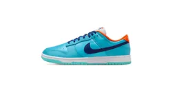 Nike Men&apos;s Dunk Low Se Splash Sneaker In Baltic Blue&sol;deep Royal Blue-Total Orange