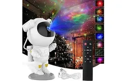 Astronauta Proyector de Estrellas&comma; Luces Estrelladas de Nebulosa con Control Remoto&sol;Temporizador&comma; Proyector de Galaxias y Estrellas&comma; Adecuado para Niños&comma; Dormitorios&comma;Salón&comma;Regalo de Cumpleaños