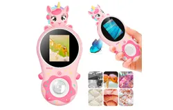 Kids Microscope-Mini Handheld Digital Toy Microscope&comma;Biological Microscopes for Kids Educational Science Toys&comma;Pink