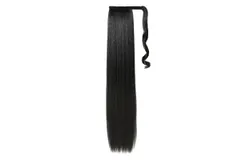 Long Straight Ponytail Hair Extension for Women Natural Looking Wrap Arround Ponytail Wig 26in Length for Daily Wear