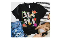 Real Mccoy Women&apos;s Fiesta Mama Tee In Black
