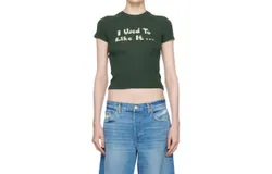 Re&sol;done 90S Baby &apos;now I Love It&apos; T Shirt In Juniper