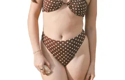 Dippin&apos; Daisy&apos;s Seashore Bikini Bottom In Dotted Brown