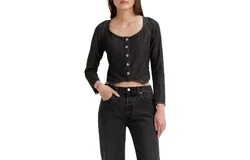 Levi&apos;s Weston Corset Blouse In Black