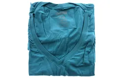 Bamboo V-Neck Tee - Tropical Teal by Cariloha for Women - 1 Pc T-Shirt &lpar;XS&rpar;