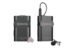 Boya BY-WM4 PRO Digital Camera-Mount Wireless Omni Lavalier Microphone System &lpar;2&period;4 GHz&rpar;