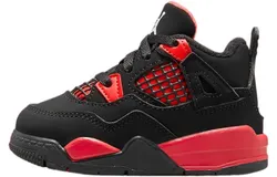 Jordan 4 Retro Oreo Grade School GS DJ4699-100 TALLA 9C COLOR NEGRO&sol;ROJO