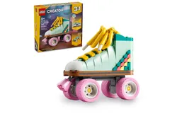 LEGO Creator 3 in 1 Retro Roller Skate Building Kit&comma; Transforms from Roller Skate Toy to Mini Skateboard to Boom Box Radio&comma; Birthday Gift for Skaters&comma; Cool Toy for Boys and Girls Ages 8 and Up&comma; 31148