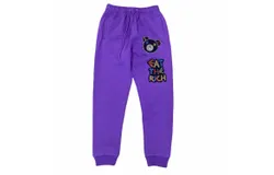 Roku Studio Men&apos;s Eat The Rich Bear Sweatpants In Purple