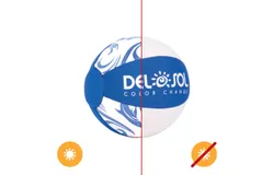 Mini Beach Ball - Blue by DelSol for Unisex - 1 Pc Ball