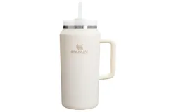 Stanley Quencher H2&period;0 FlowState Stainless Steel Vacuum Insulated Tumbler with Lid and Straw for Water&comma; Iced Tea or Coffee&comma;64OZ&comma;CREAM