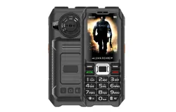 Heavy Duty Rugged Outdoor Senior Phone with Long Standby&comma; Dual Handset&comma; Flashlight&comma; and Large Speaker