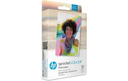 HP Sprocket Zink Photo Paper 2&period;3x3&period;4” &lpar;50 Pack&rpar; - Compatible W&sol; HP Sprocket Select & Plus Printers