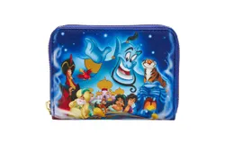 Loungefly Women&apos;s Aladdin Zip Around Wallet In Blue