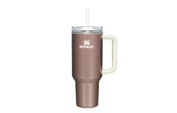 Stanley Quencher H2&period;0 1&period;18L FlowState Stainless Steel Vacuum Insulated Tumbler with Lid and Straw for Water&comma; Iced Tea or Coffee-Rose Gold