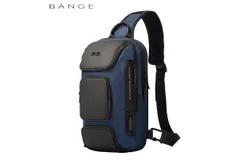 BANGE Sling Bag&comma;  Anti theft Sling Backpack with Lock&comma;Blue