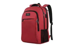 MATEIN Extra Large Backpack&comma; 17 Inch Travel Laptop Backpack with USB Charging Port&comma; Anti Theft TSA &comma;red