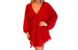 Le Lis American Sweetheart Dress In Red