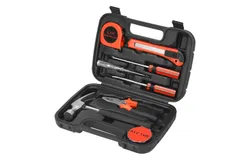 9 Piece Household Handy Solutions Tool Set for Everyday Tasks