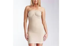 Aha Moment Strapless Medium Control Shaper In Nude