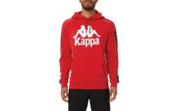 Kappa Men&apos;s 222 Banda Hurtado 2 Hoodie In Red&sol;black