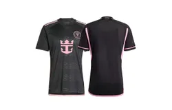 Mans Soccer Football Jersey Miami Away Soccer Jersey Black