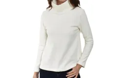 Southwind Acadia Fleece Top In Buff