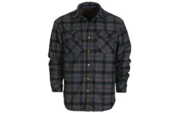 Gioberti Mens Checkered Flannel Jacket w&sol; Velvet Underlining
