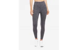 Danskin Jacquard Camo Legging In Black Salt