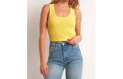 Z Supply Koa Sweater Tank In Pina Colada