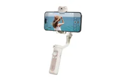 hohem iSteady V2S Portable 3-Axis Smartphone Gimbal Stabilizer AI Smart Tracking Phone Vlog Gimbal Anti-shake Gesture Control Built-in LED Fill Light Battery 280g Max&period; Payload with Mini Tripod