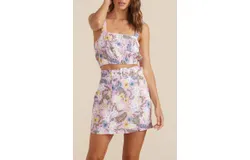 Minkpink Ezri Belted Mini Skirt In Multi