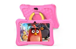 7 inch 2&plus;32GB Puzzle Kids Tablet with Protective Silicone Sleeve 360 Degree Rotating Carrying Handle Stand&comma; Kids Tablet PC wifi Android Tablet PC Learning Tablet PC
