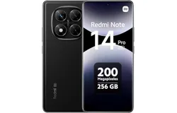 Xiaomi Redmi Note 14 Pro 5G &plus; 4G LTE &lpar;International Model&rpar; &lpar;256GB &plus; 8GB&rpar; NFC 6&period;67" 120Hz 200MP Pro AI Camera Model 24090RA29G Unlocked Dual Sim &lpar;Midnight Black&rpar;