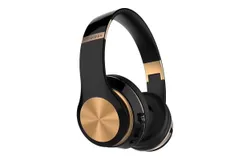 Auriculares Bluetooth Inalámbricos de Diadema - Estéreo Bass&comma; Micrófono para Teléfono y Música&comma; Ideales para Running &lpar;Negro&rpar;
