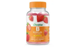 Lifeable® Vitamin B Complex with Vitamin C Gummies - Energy&comma; Nervous System - 60 Gummies