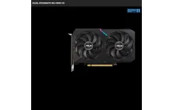 ASUS DUAL-RTX3060TI-8G-MINI-V2 is the LHR version of the mini graphics card with 8GB GDDR6 memory&period;