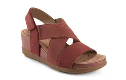 Earth Carren Sandal In Brick Red