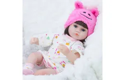 Lifelike Reborn Baby Dolls-16 Inch Realistic Newborn Girl Baby Doll with Doll Clothes & Accessories Best Birthday Set for Girls Age 3&plus;