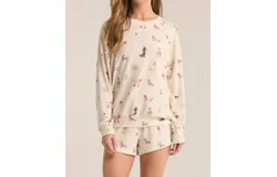 Z Supply Best Friend Raglan Long Sleeve Top In Sea Salt