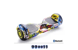 SISIGAD Hoverboard for Kids Ages 6-12&comma; with Built-in Bluetooth Speaker and 7" Wheels-Yellow