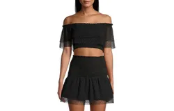 Peixoto Scarlet Skirt In Black
