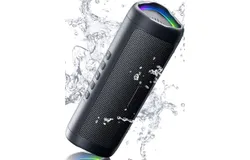 Altavoz Bluetooth con sonido HD&comma; inalámbrico portátil&comma; resistente al agua IPX5&comma; hasta 24 horas de reproducción&comma; emparejamiento TWS&comma; BT5&period;3&comma; para casa&sol;fiesta&sol;exterior&sol;playa&comma; gadgets electrónicos&comma; regalo de cumpleaños &lpar;negro&rpar;