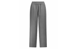 Alice &plus; Olivia Women&apos;s Benny Baggy Pull Up Pant In Charcoal&sol;white