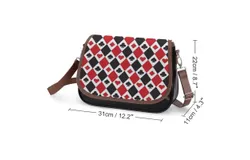 Gambling&comma; Casino Gifts Vintage Crossbody Bag for Women Medium Leather Hobo Bags Shoulder Bag Classic City Leather Satchels