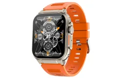 A70 Smartwatch for Men and Women&comma; Fitness Tracker&comma; Hundreds of Exercise Modes&comma; Waterproof&comma; Heart Rate Blood Pressure Sleep Monitoring for Android and iPhone&lpar;Orange&rpar;