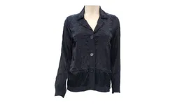 Johnny Was Women&apos;s Crosyen Satin Jacket In Black