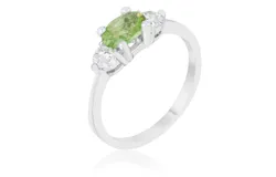 Miranna 1&period;2ct CZ Classic Oval Ring
