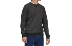 Patagonia Mahnya Fleece Crewneck Sweatshirt In Black