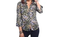 Cino Tikal Button Up Shirt In Blue